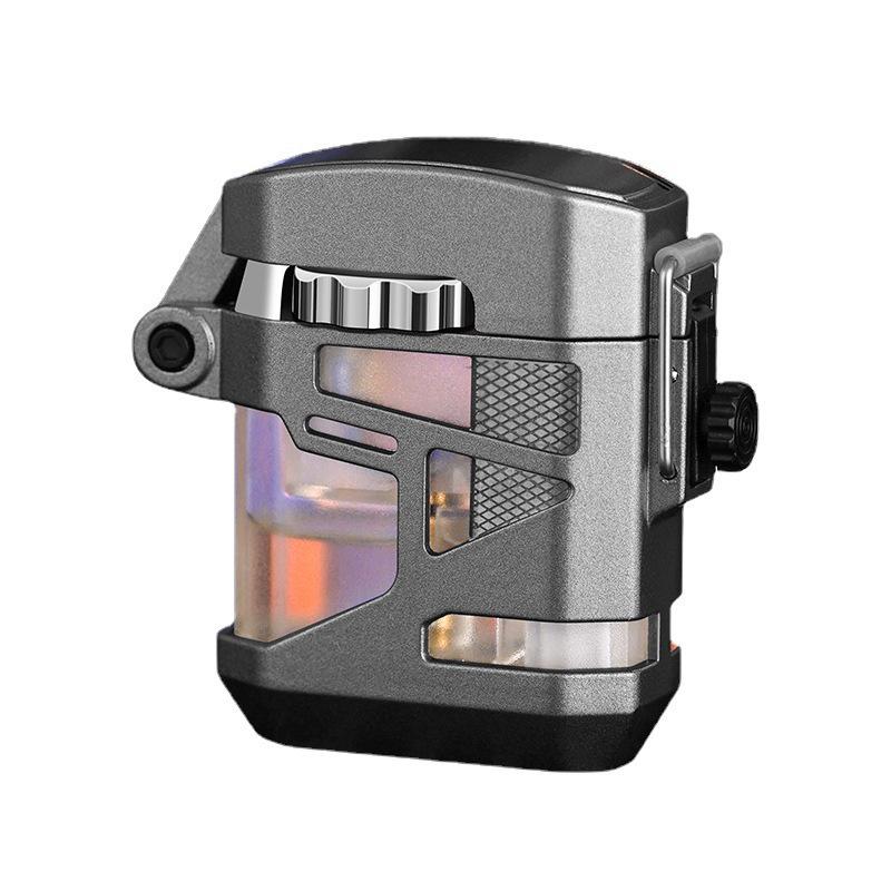 Oupao 921 Windproof Transparent Luminous Mecha Lighter