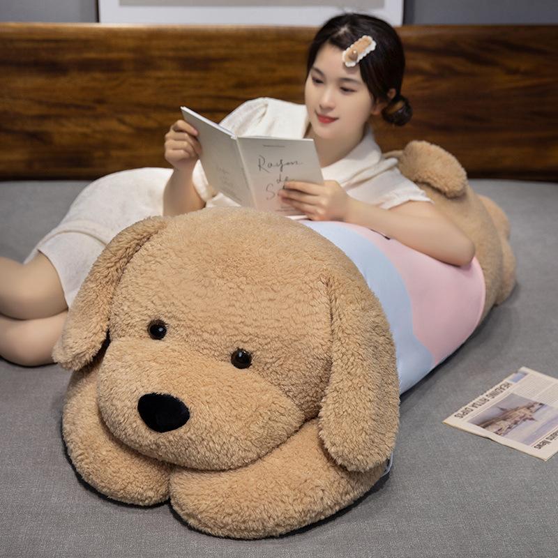 Large Clothed Dog Pillow Plush Toy Doll Big Dog Teddy Dog Doll Children'S Soothing Ragdoll