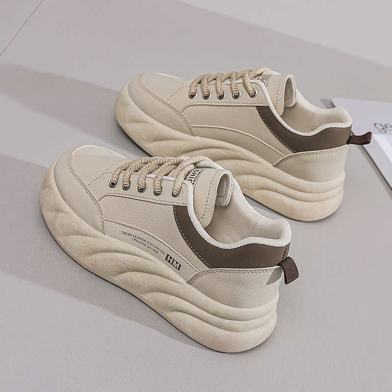 Spring-autumn With Lacing Black Shoes For Women Sneakers Basketball Shoes Due To Women Flat Sports New Collection Sneacker