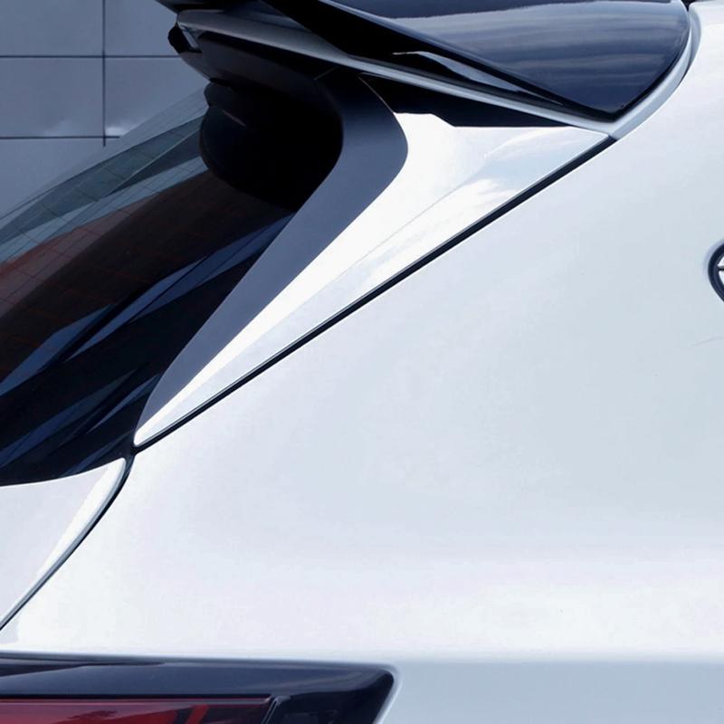 Chrome Rear Window Spoiler Side Wing Trims Cover For 2017-2025 Mazda CX-5 CX5 Accessories 2024 2018