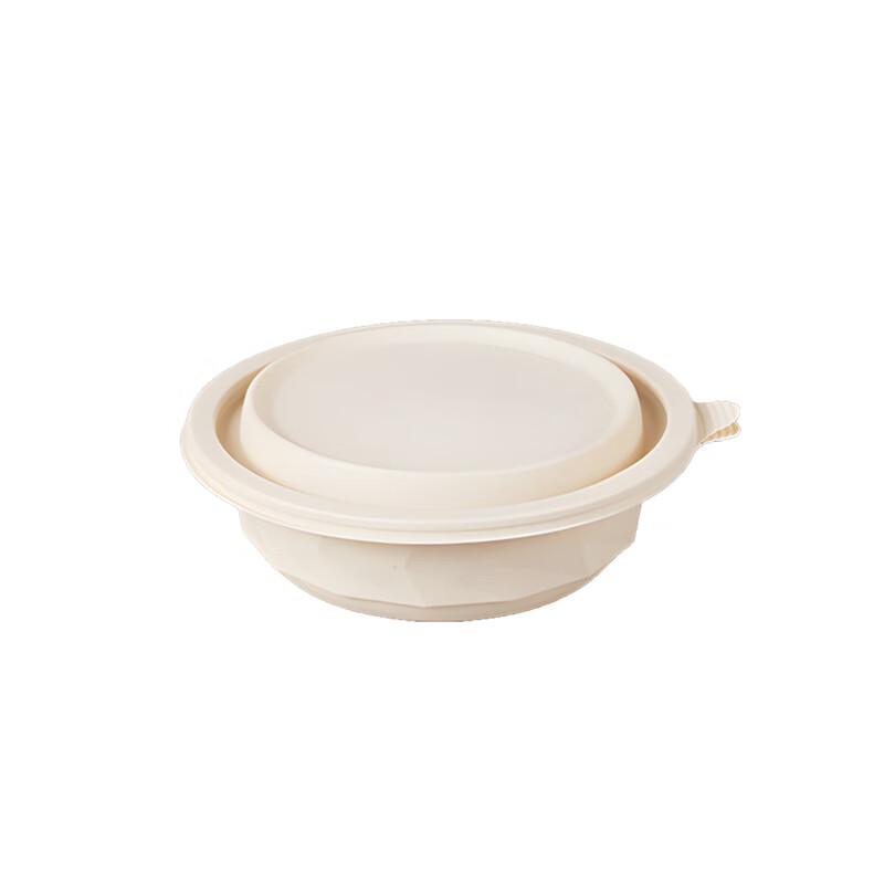 Eco-Friendly 380ml Corn Starch Disposable Food Containers