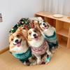 1 PC Automatic Folding Umbrella - Corgis Pattern, Portable & Foldable Design with 8 Ribs, Christmas Birthday Gifts