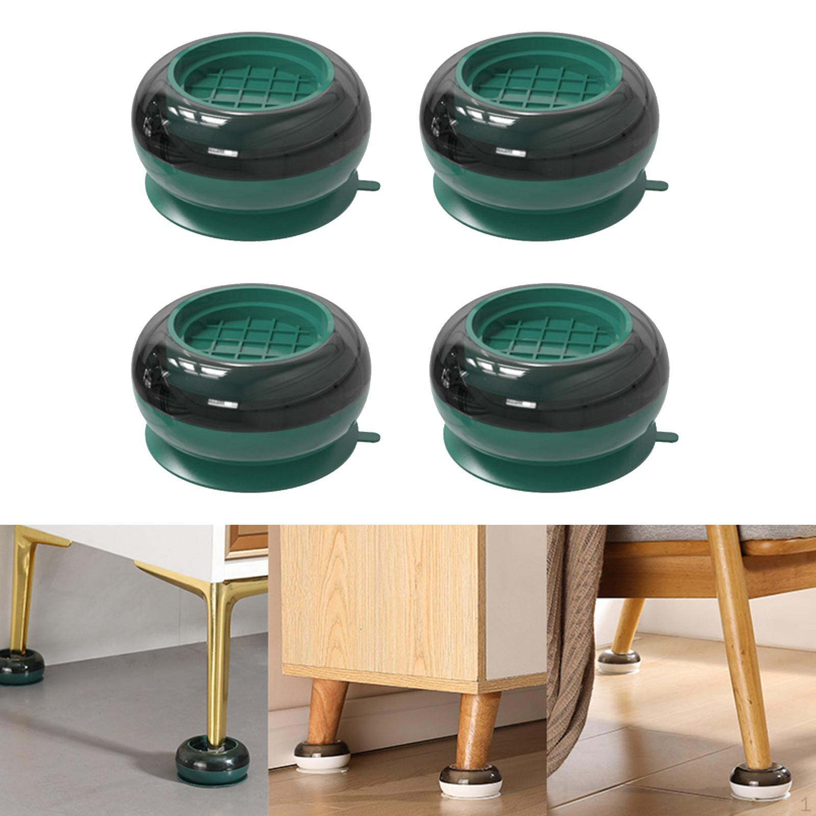 4 Pieces Universal Non-Slip Washing Machine Base Feet for зелёный