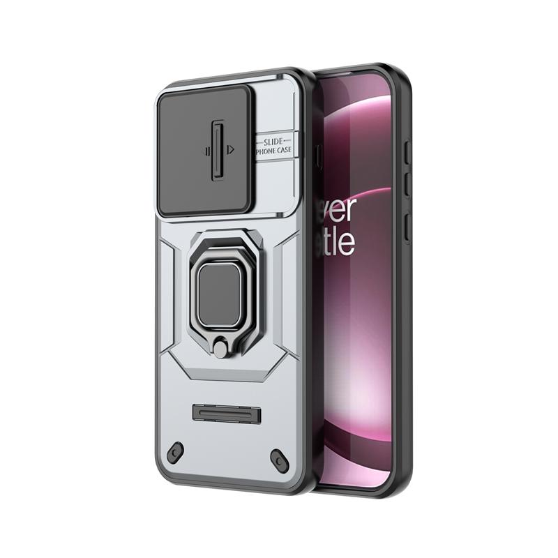 Push Window Phone Case For OnePlus 15 Anti-knock Ring Holder Magnetic Back Cover OnePlus 15 Case For OnePlus 15 Case 6.78 Inch