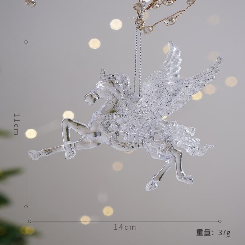 Christmas tree pendants, pendants, Christmas decorations in a festive atmosphere