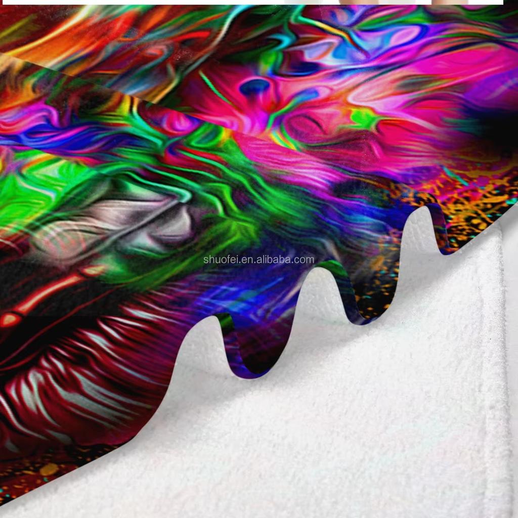 Exquisite Creative Tiger Pattern Beach Towel | Multi-functional Decorative Throw for Festivals, Home Decor & Boutique Retailers