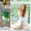 Sunshine Catcher Colorful Window Sticker Suncatcher Rainbow Prism Butterfly Static Glass Sticker PVC Anti Collision Window Sticker