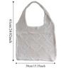 Fashion Women Shoulder Bag Hollow Woven Crochet Beach Bag Big Purses Shopping Tote  Travel