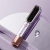 Wireless Straight Hair Comb Anti-Scalding Design 3-Speed Temperature LED Display USB Charging Hair Straightener