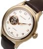 BAROQUE ETERNITA Watch 5 ATM Water Resistant Open Heart Automatic Winding PG White X Brown [BAROQUE] Men's BA3001RG-01BR