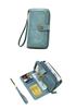 Women's Retro Oil Wax Leather Long Wallet - Hollowed-out Design, Multi-functional, Large Capacity Phone Bag