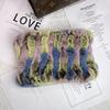 Women Handmade Stretch Real Rabbit Fur Scarf Knit Genuine Rex Rabbit Fur Headbands Girls Natural Rabbit Fur Ring Scarves