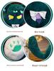 Large Teyvat Xiao Cat Plush Doll - Cute Kitten Rag Toy Gift