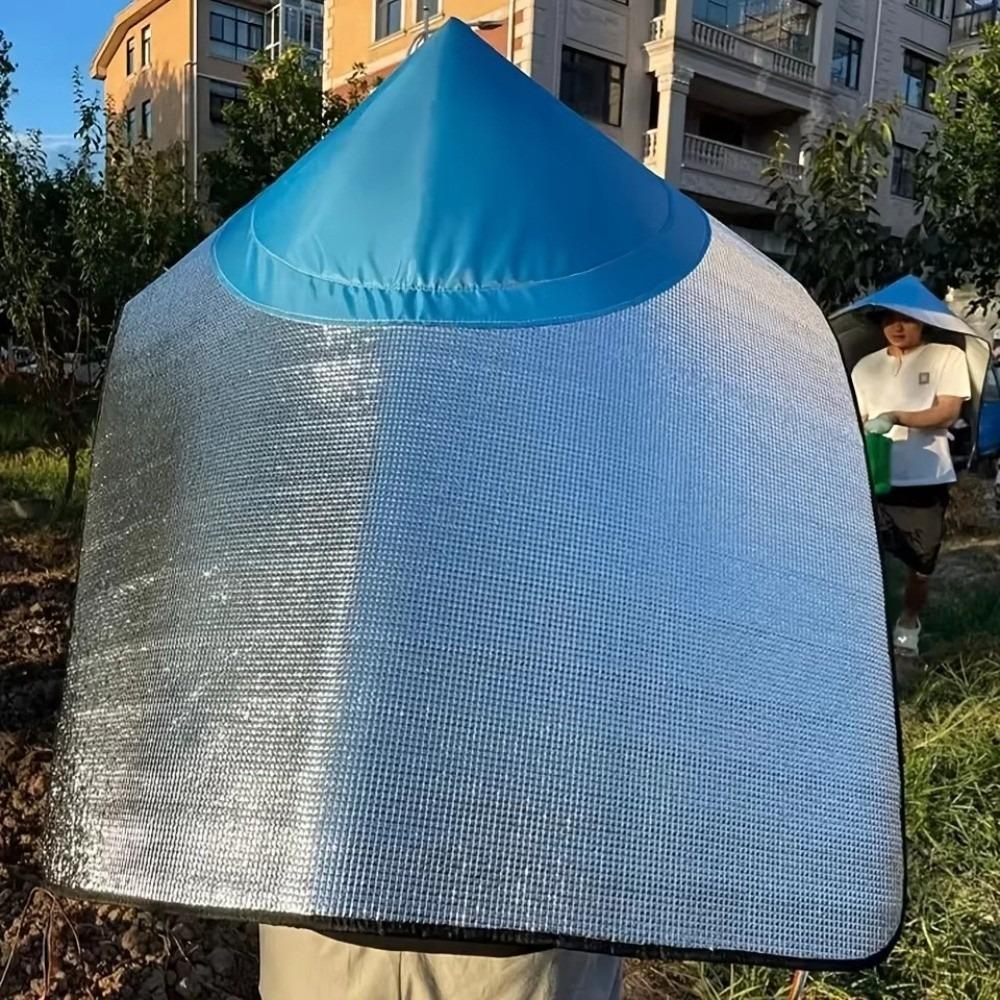 Breitkrempiger Sonnenschutzhut Regendichte Teepflückkappe Outdoor Angeln Trockenlandwirtschaft Anpflanzen