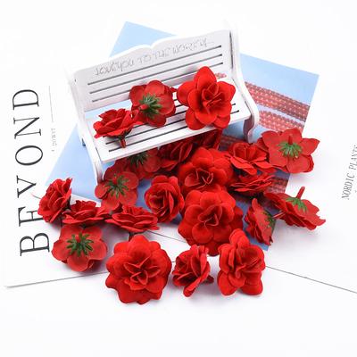 20/50 Pieces Silk Roses Head Home Decoration Accessories Scrapbooking Diy Gifts Box Wedding Decorative Flowers Artificial Flower
