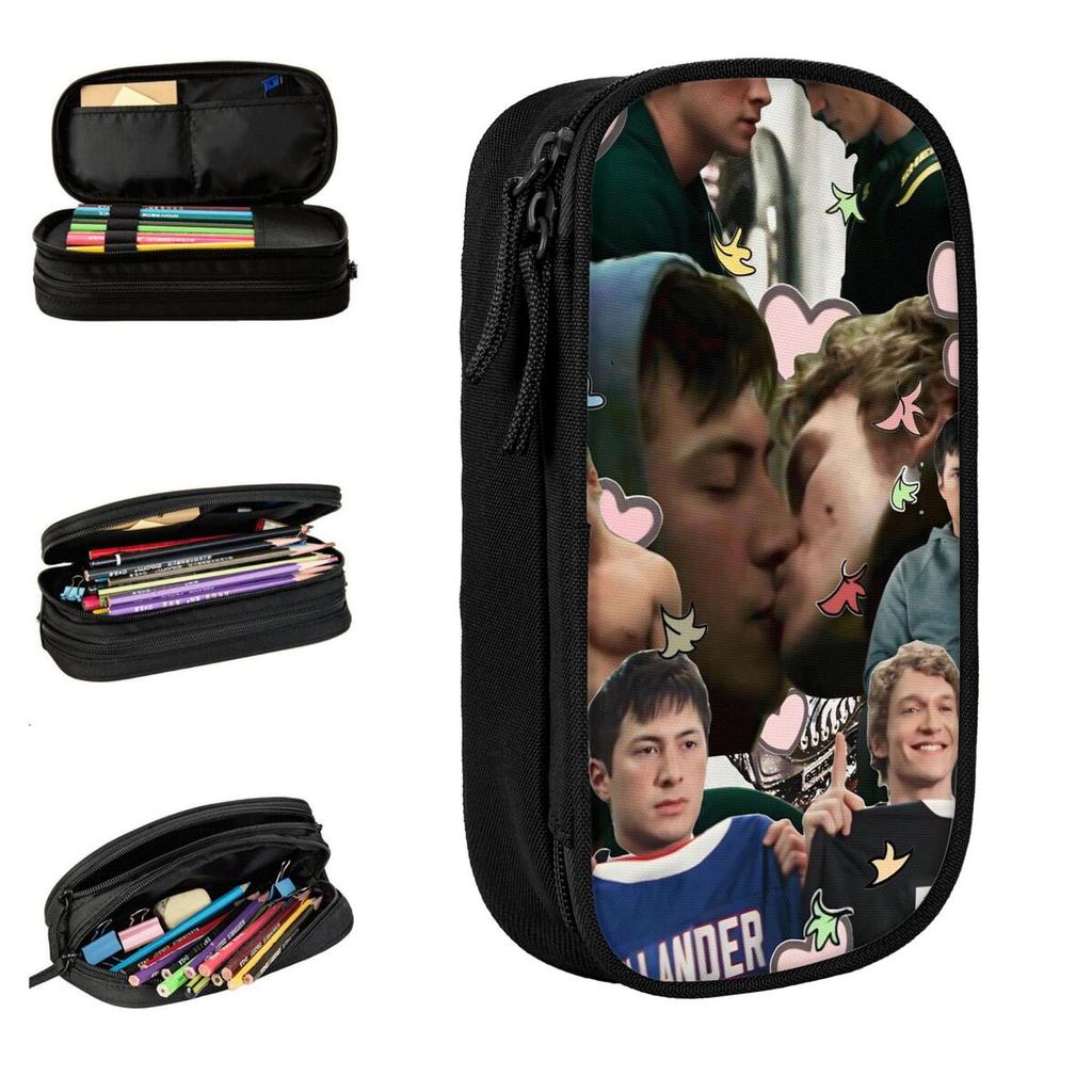 Heated Rivalry Ilya And Shane Pencil Case Pencilcases Pen Holder for Girl Boy Bags School Supplies Zipper Stationery