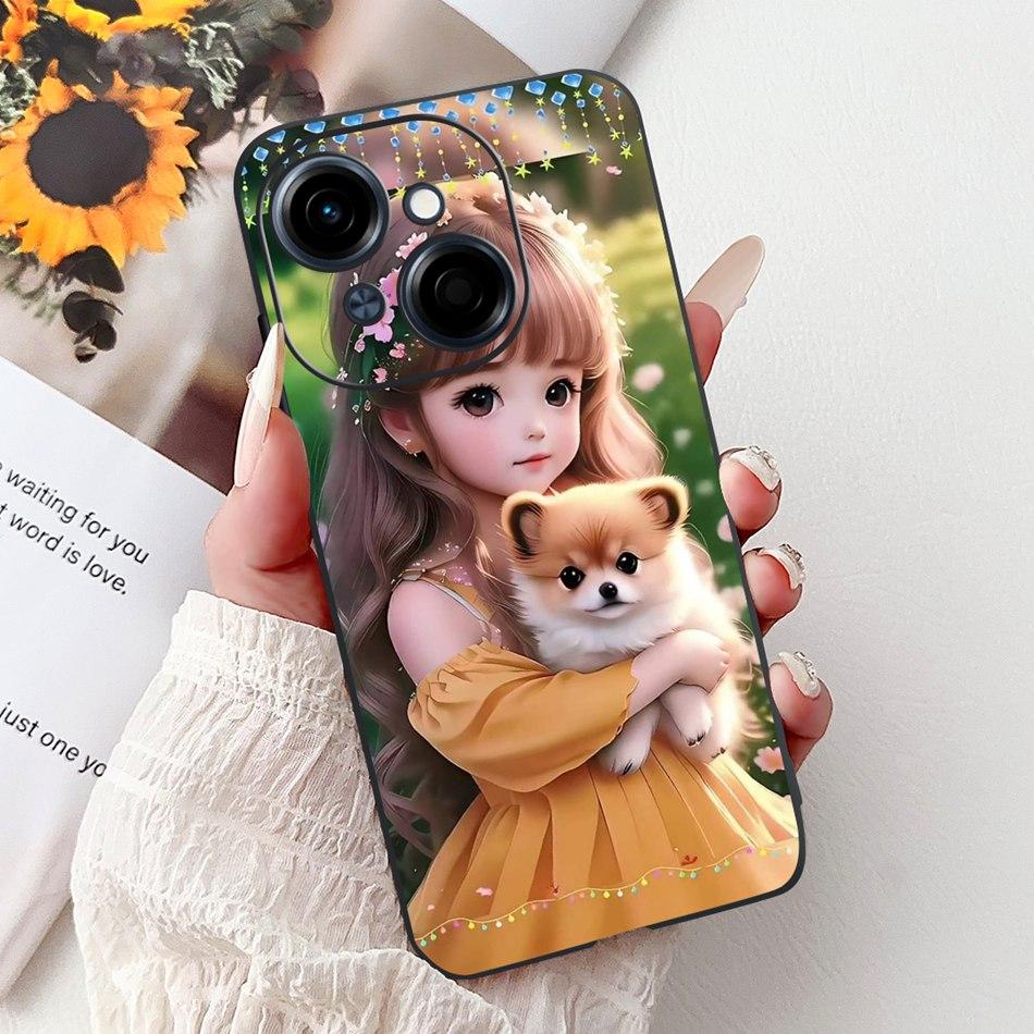 For Tecno Spark Go 1 Fashion Cool Pattern Phone Case For Tecno Spark Go 2025 Go1 Black Silicone Soft Cases
