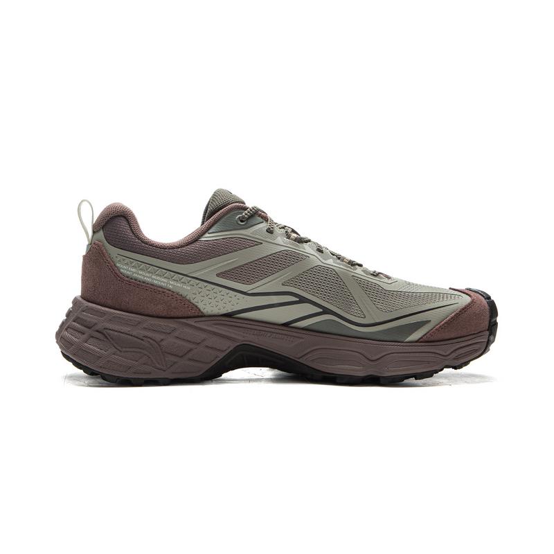 New LiNing CF Tracing, Wild Xingshan 2 Breathable And Resilient Low top Outdoor Shoes Unisex Taupe AHCV071-2