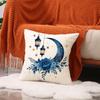 New European Classical Sofa Pillow Cover Oil Lamp Print Holiday Decorative Cushion Living Room Seat Cushion Cover