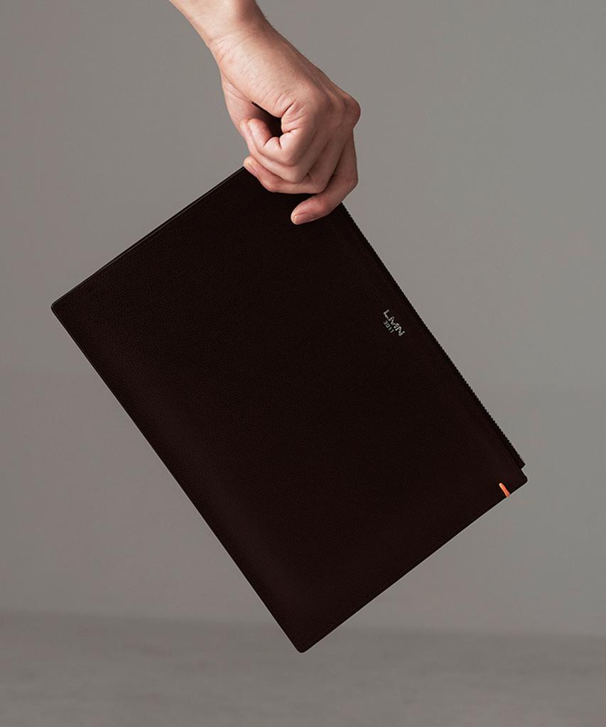 Lmn3011 Micro-Ople Embossed Clutch - Black