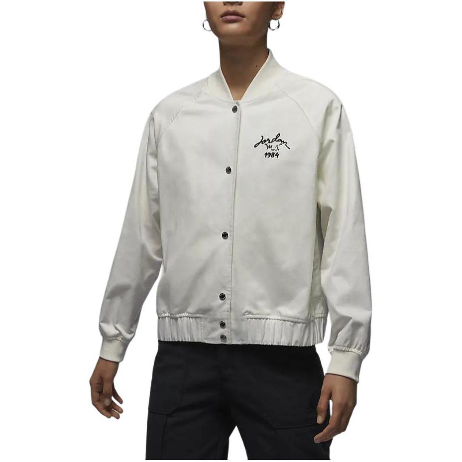 New Jordan Jackets Coats Women's Sail White FN5787-133