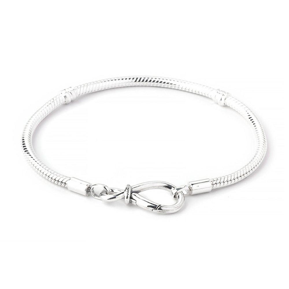 Pandora 590792C00 Moments Infinity Note Snake Chain Bracelet