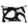 Classic Fashion Black and White Striped Geometric Rectangle Embrace Pillowcase Sofa Living Room Home Decor Cushion Cover
