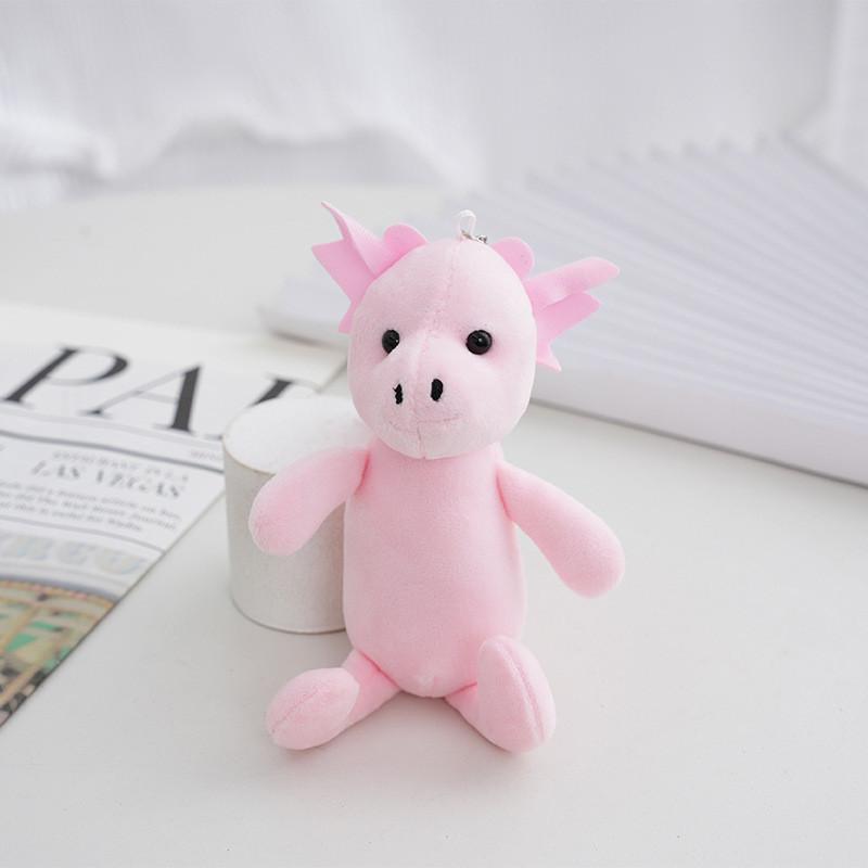 Adorable Cartoon Plush Dinosaur Toy Soft And Cute Decorative Hanging Ornament