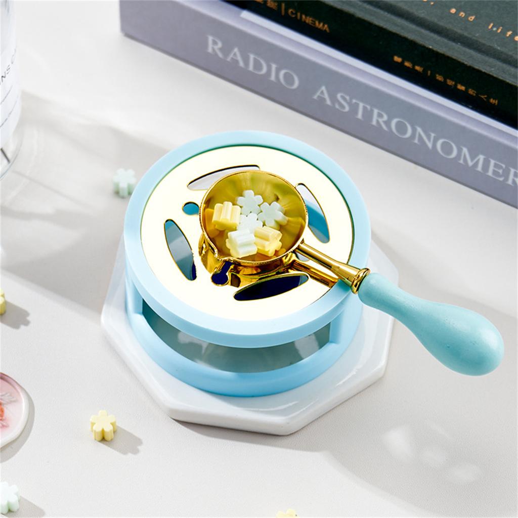 Wax Seal Warmer Melting Kits with Melting Spoon Wax Seal Melting Furnace Tool for Wax Sealing Stamp Making