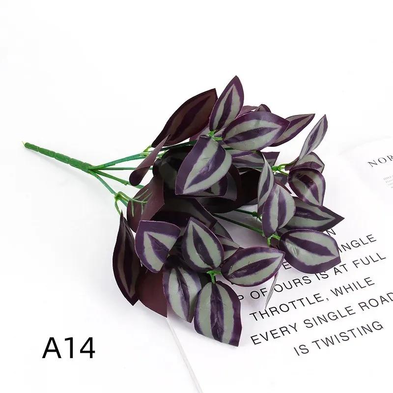 Artificial Plant Desktop Decoration Fake Green Plant Accessories Plastic Flowers Outdoor Decoration Wedding Venue Layout