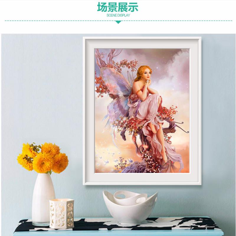 5D Diamond Drawing Full Drill Beauty Fairy Diamond Embroidery Painting Home Decor DIY Accessories