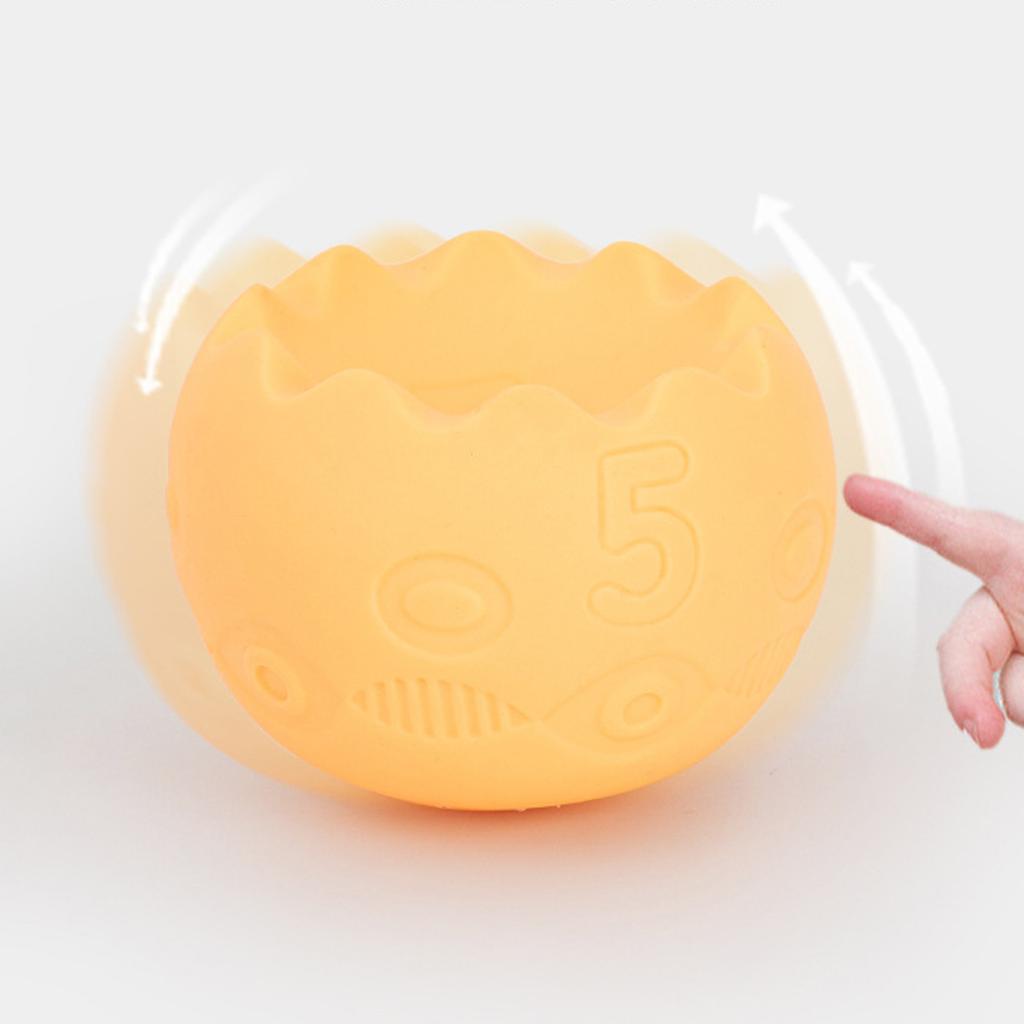 Children's Educational Soft Rubber Toy Stacking Game For Infants' Early Learning, Grasping And Sensory Development, Building Block Stacking Game