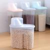 Hot Sale Grain Storage Container With Measuring Cup Food Storage Box Dry Goods Airtight Container Rice Bucket