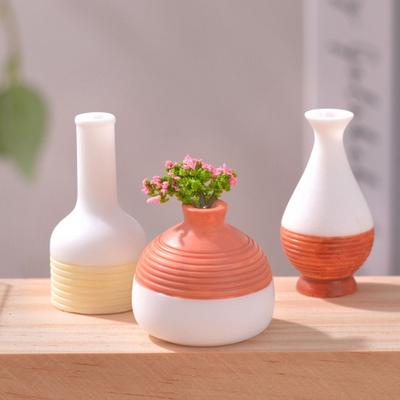 Simulation Mini Small Vase Micro Landscape Resin Model Small Ornament Scene Decoration Small Props