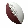 Brown and White Size 9 Football Oval Training Football Durable American Football Backyard Games