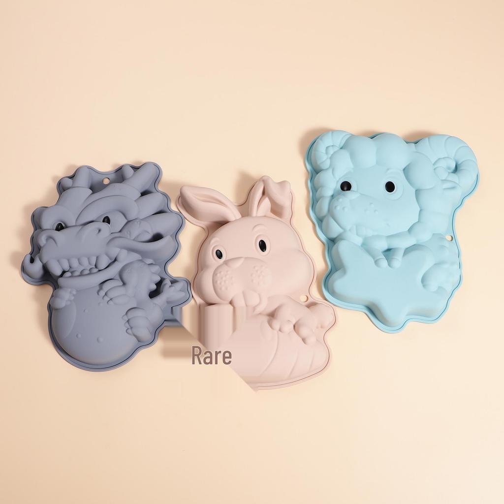 In Stock Food-Grade Silicone Cartoon Zodiac Cake Mold, Mousse Pan for Baking
