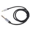 3.5mm to 6.35mm Stereo   Cable, 1Celsius8 Inch (3.5mm) to 1Celsius4 Inch (6.35mm) Stereo Cable 1M for Laptops Guitars Home Theater Devices