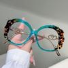 Oversized Round Glasses Women  New In Fashion Multi-color Optical Frames Trendy Vintage Luxury Brand Design Eyewear