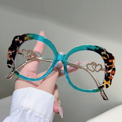 Damskie Okrągłe Okulary Oversize Nowe w Modzie Wielokolorowe Oprawki Optyczne Modne Vintage Luksusowy Markowy Design Okulary