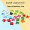 Non-Toxic Magnetic Phonics Tiles Alphabet Set Learn English Montessori Spelling Books Baby Educational Games For Children 5 Years Old Toys