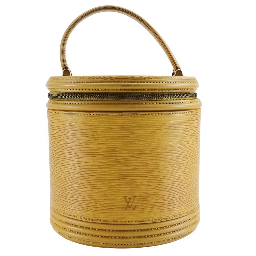 

LOUIS VUITTON Cannes Handbag M48039 Vanity Tassiri Yellow yellow Epi Leather Women Used