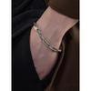 INS Titanium Steel Square Men Cuban Hip Hop Bracelet