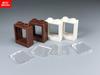 20pcs/lot MOC Bricks Window 1x2x2 Door Frame with White Pane 60592 60601 Assembled Particles Building Block PlasticToy for Kid