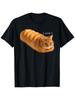 Men'S Funny I Loaf U Cat Lover Tshirt Soft Breathable Shirt with Orange Tabby Cat Design Casual Round Neck Suitable for Cat Owners Perfect Gift for Fe
