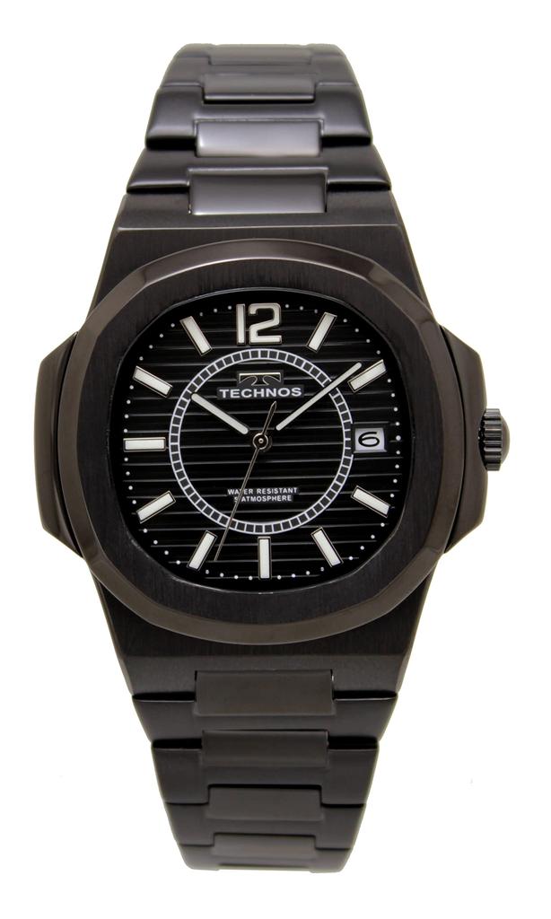 Date Watch T9B44BB Black [Technos] Men's