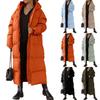 Women's Winter Thickened Down Coat Loose Cotton Coat Long Over Knee Cotton Coat