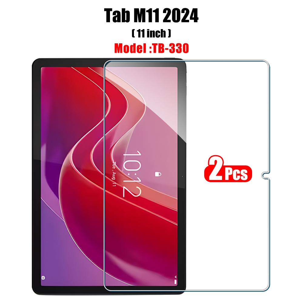 2Pcs Tempered Glass For Lenovo Tab M10 Plus 3rd Gen M11 Screen Protector For Lenovo Tab M11 M10 3rd Gen Plus Tablet Film
