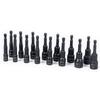 15Pcss Power Nut Driver Drill Bit Set Hex Socket Adapter Bolt Driver Repairing Tool Kit Suitable for Quick Changes