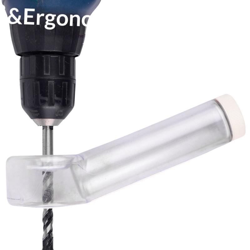 1 Pc Sealed Dust Containment System Power Drill Dust Cover With Integrated Drill Bit Storage Case For Clean & Safe Drilling
