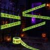 Scary Design Halloween Caution Tape Do Not Enter Text Halloween Decoration Tape  Haunted Houses